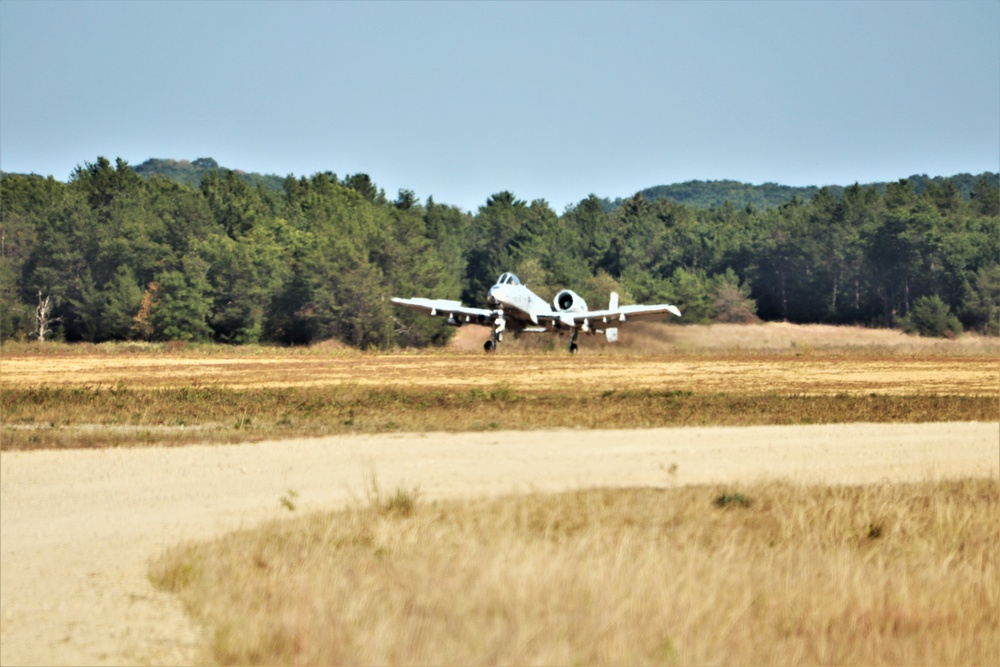 Air Force A-10s hold September 2023 training at Fort McCoy