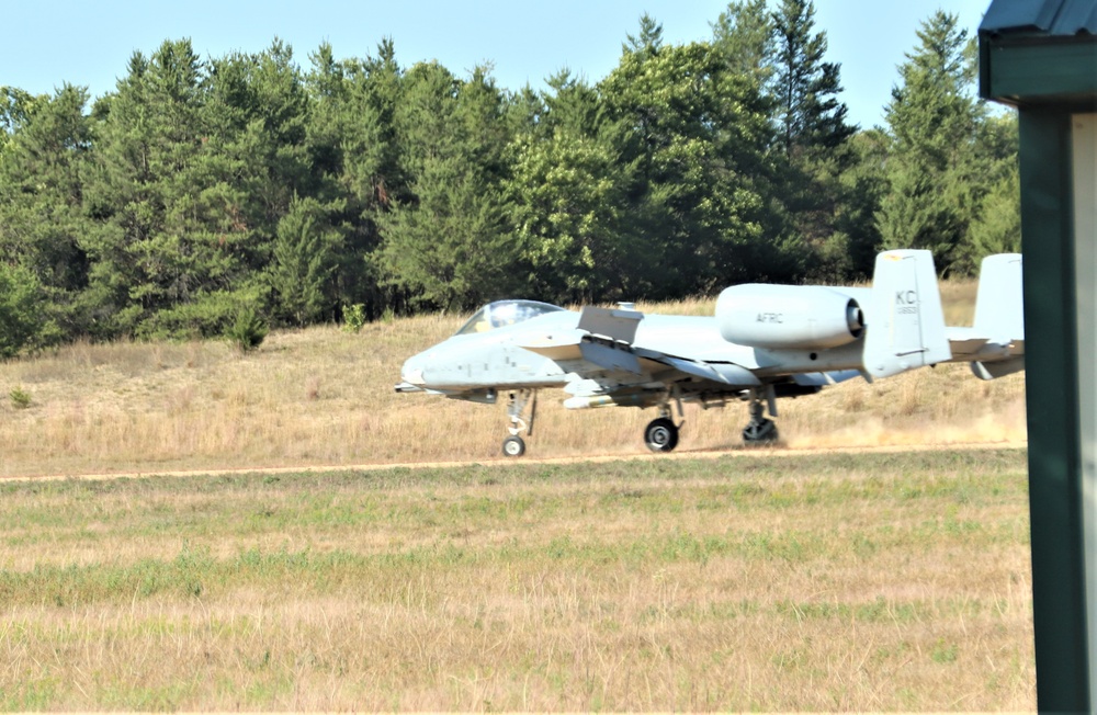 Air Force A-10s hold September 2023 training at Fort McCoy