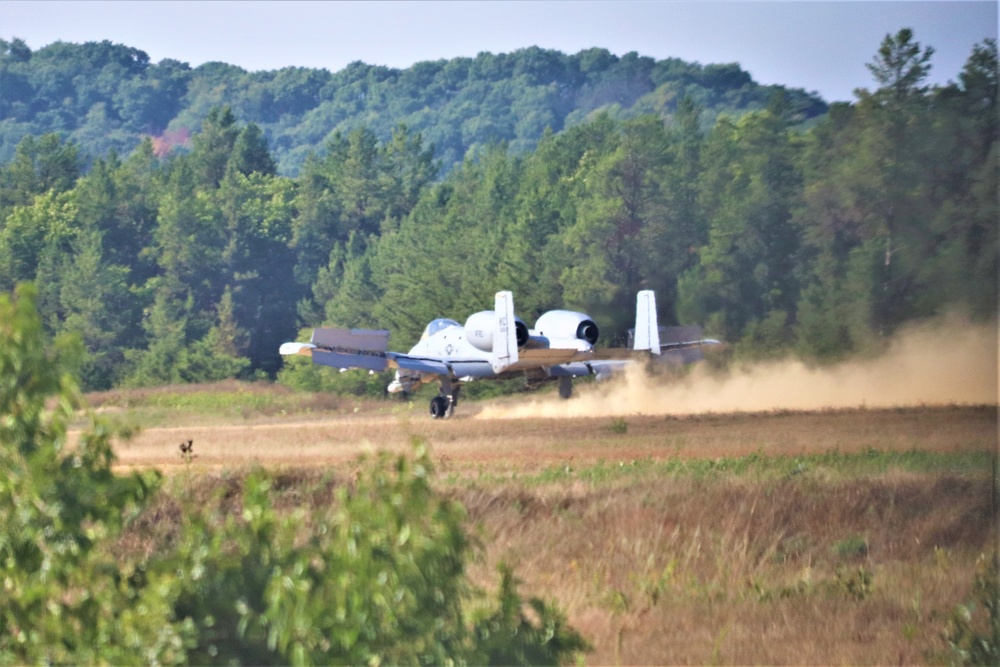 Air Force A-10s hold September 2023 training at Fort McCoy