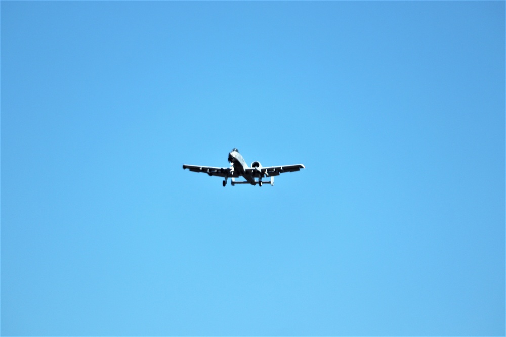 Air Force A-10s hold September 2023 training at Fort McCoy