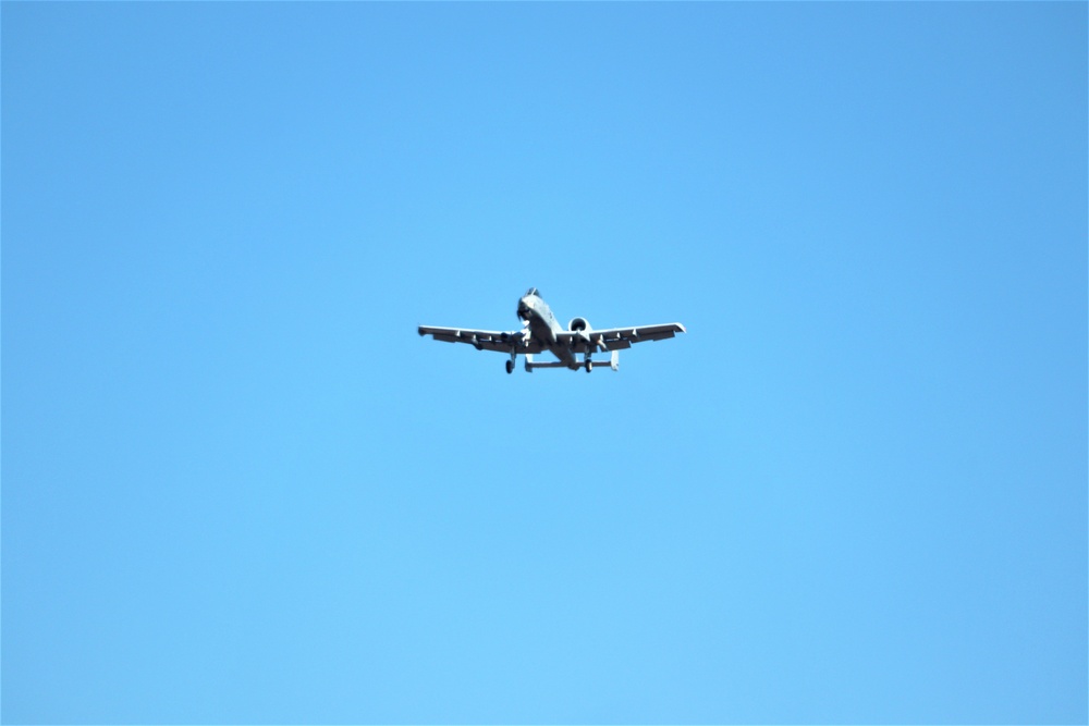 Air Force A-10s hold September 2023 training at Fort McCoy