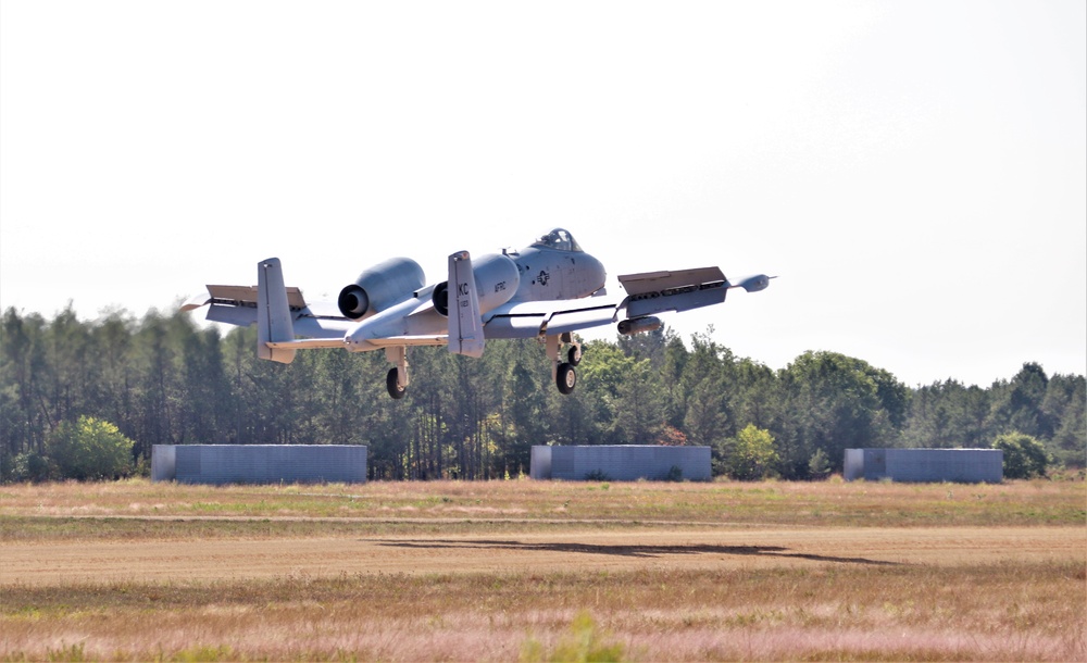 Air Force A-10 Airmen hold September 2023 training at Fort McCoy