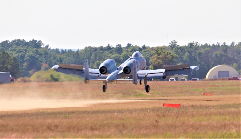 Air Force A-10 Airmen hold September 2023 training at Fort McCoy