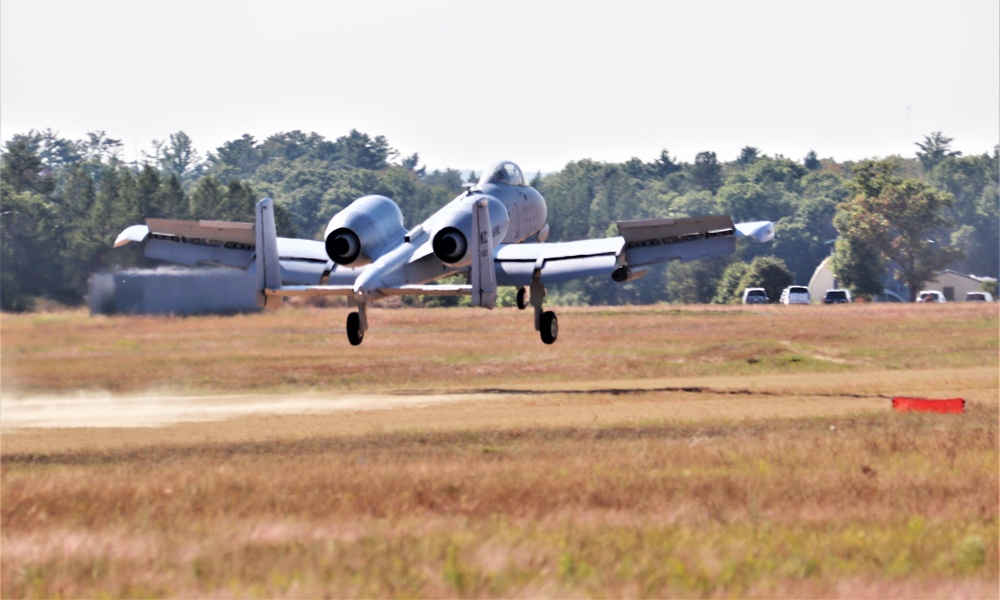 Air Force A-10 Airmen hold September 2023 training at Fort McCoy