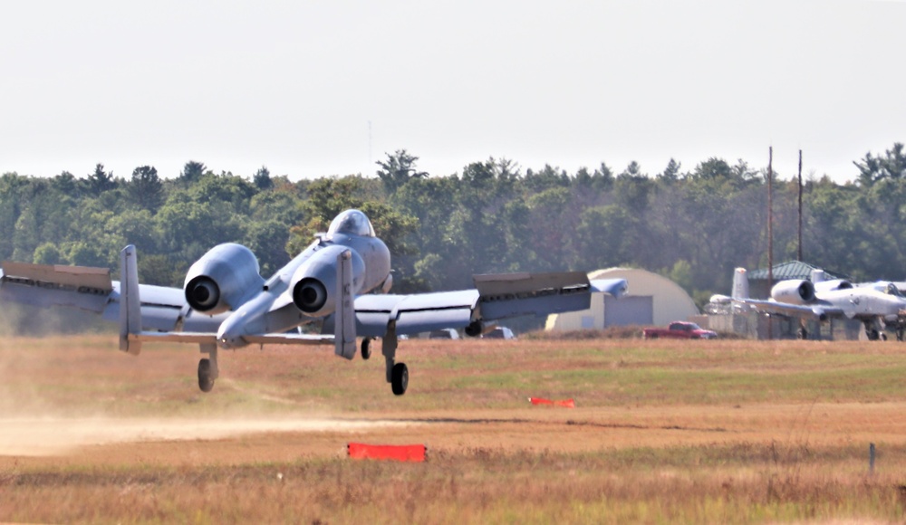 Air Force A-10 Airmen hold September 2023 training at Fort McCoy