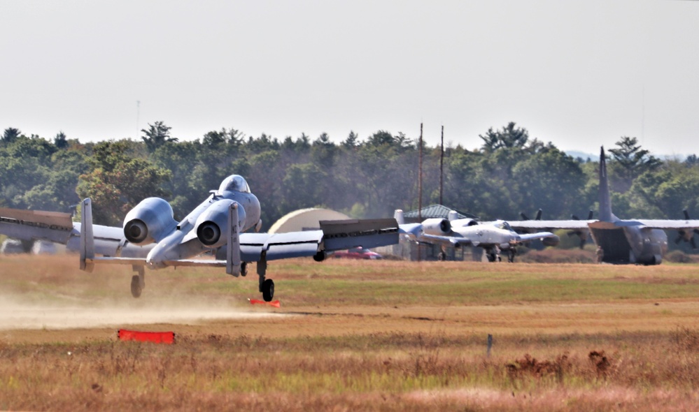 Air Force A-10 Airmen hold September 2023 training at Fort McCoy