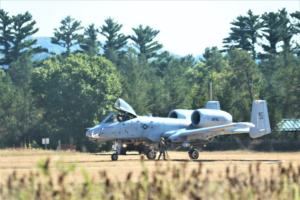 Air Force A-10 Airmen hold September 2023 training at Fort McCoy