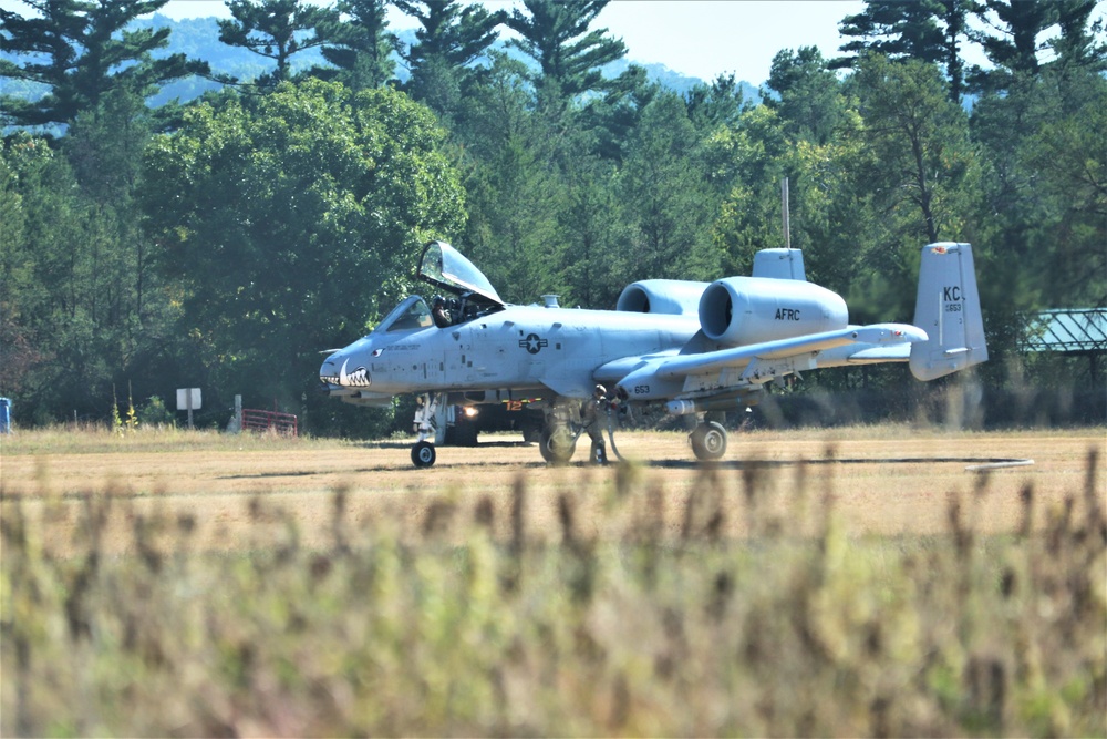 Air Force A-10 Airmen hold September 2023 training at Fort McCoy