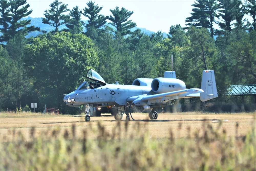 Air Force A-10 Airmen hold September 2023 training at Fort McCoy