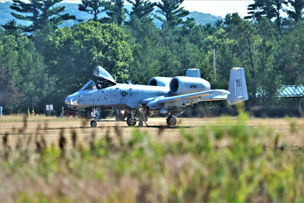 Air Force A-10 Airmen hold September 2023 training at Fort McCoy