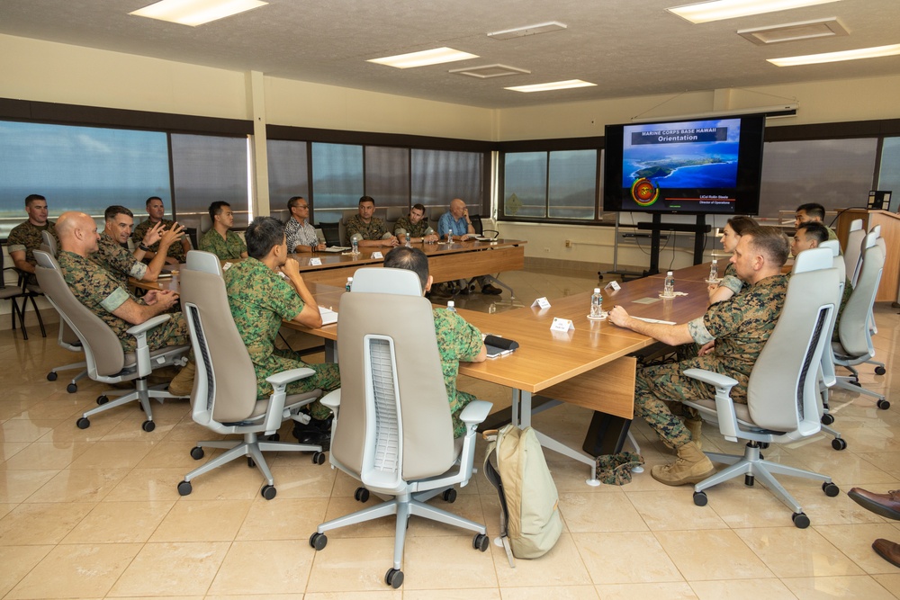 MARFORPAC-Singapore Army Staff Talks Day 2