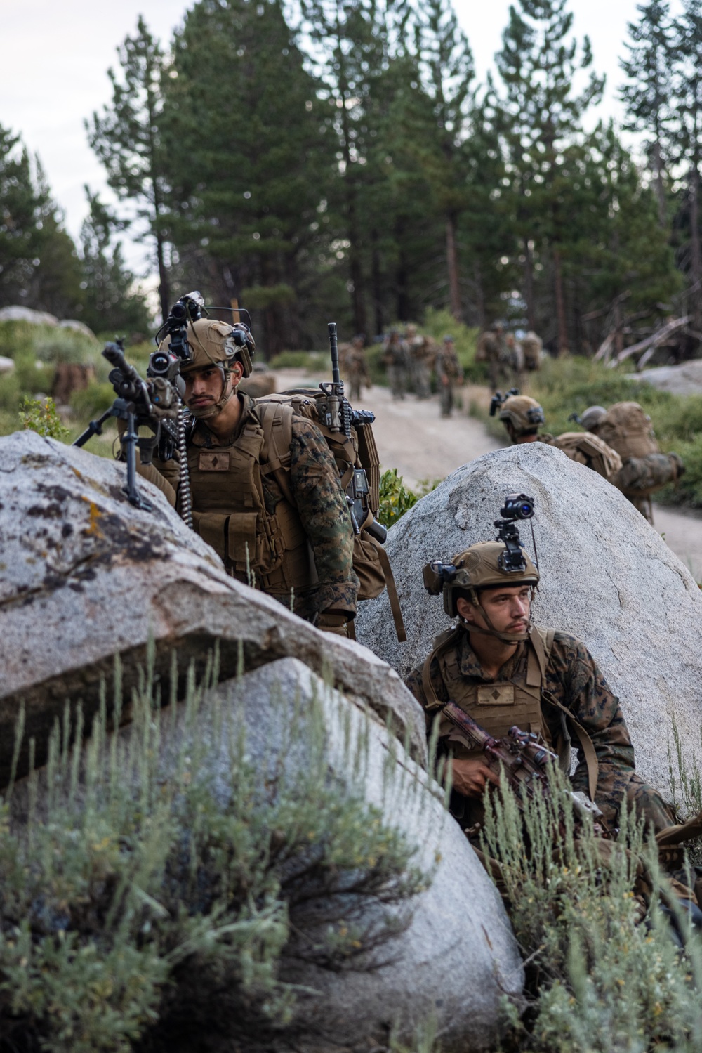 1st Bn., 1st Marines participates in field evaluation exercise during