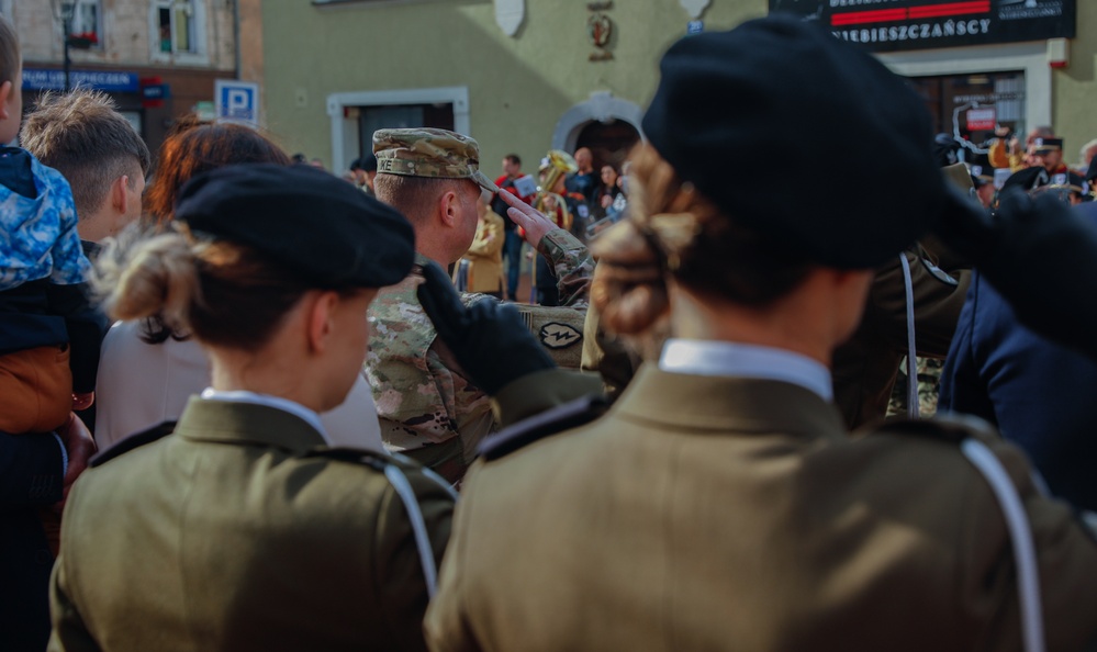 Dogface Soldiers join Polish allies for military oath ceremony