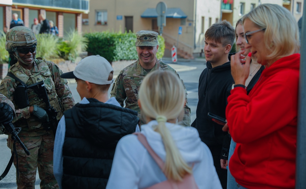 Dogface Soldiers join Polish allies for military oath ceremony