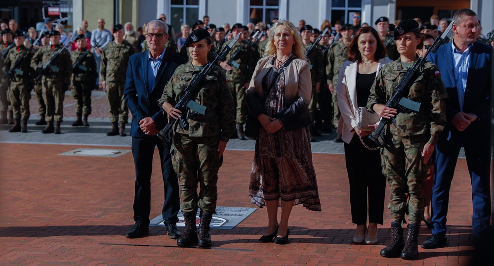 Dogface Soldiers join Polish allies for military oath ceremony