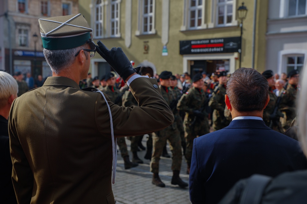 Dogface Soldiers join Polish allies for military oath ceremony