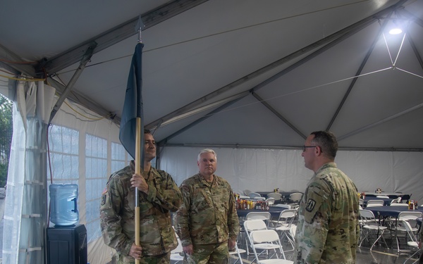 The Northeast Cyber Protection Center (NECPC) held its Casing of the Colors ceremony at the USS Constitution in Boston, MA on Sept. 9th, 2023.