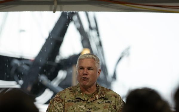 The Northeast Cyber Protection Center (NECPC) held its Casing of the Colors ceremony at the USS Constitution in Boston, MA on Sept. 9th, 2023.