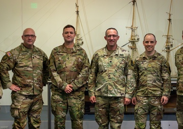 The Northeast Cyber Protection Center held its Casing of the Colors at the USS Constitution