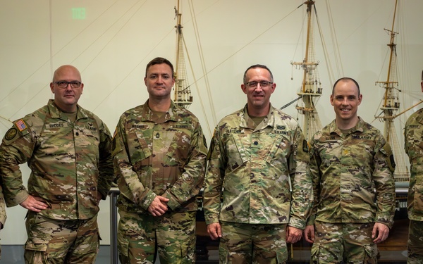 The Northeast Cyber Protection Center held its Casing of the Colors at the USS Constitution