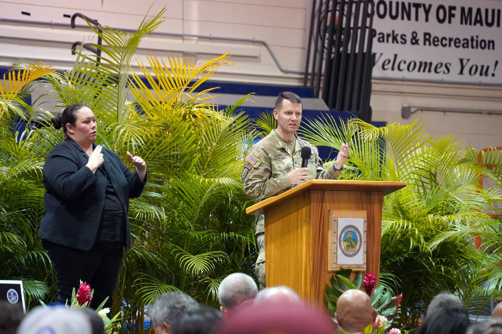 DVIDS Images USACE Shares Information At Maui Town Hall Image 1 Of 3   1000w Q95 