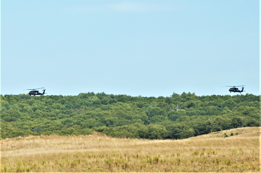 September 2023 UH-60 Black Hawk ops at Fort McCoy