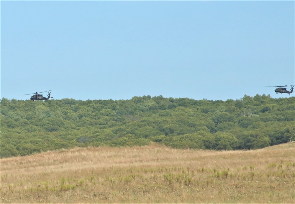 September 2023 UH-60 Black Hawk ops at Fort McCoy