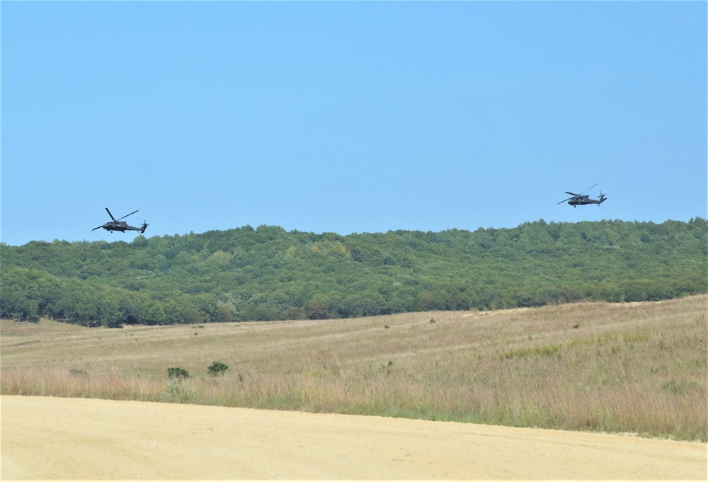 September 2023 UH-60 Black Hawk ops at Fort McCoy