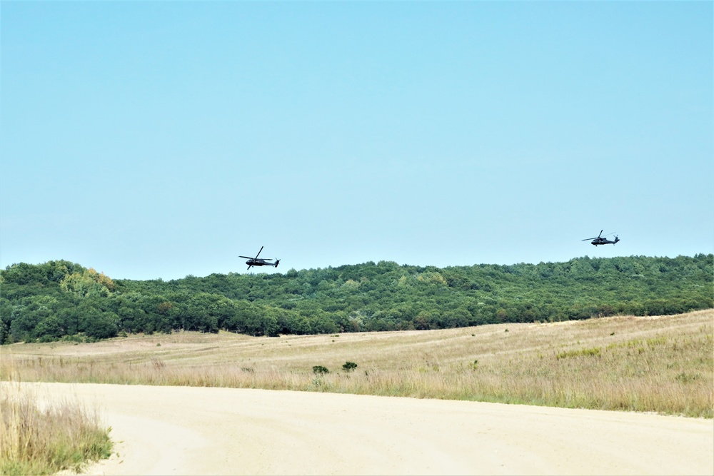 September 2023 UH-60 Black Hawk ops at Fort McCoy