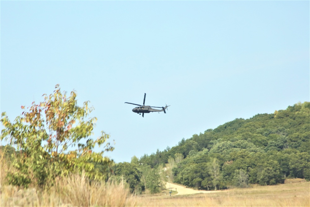 September 2023 UH-60 Black Hawk ops at Fort McCoy