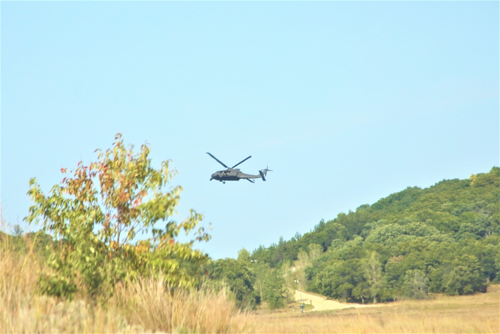 September 2023 UH-60 Black Hawk ops at Fort McCoy
