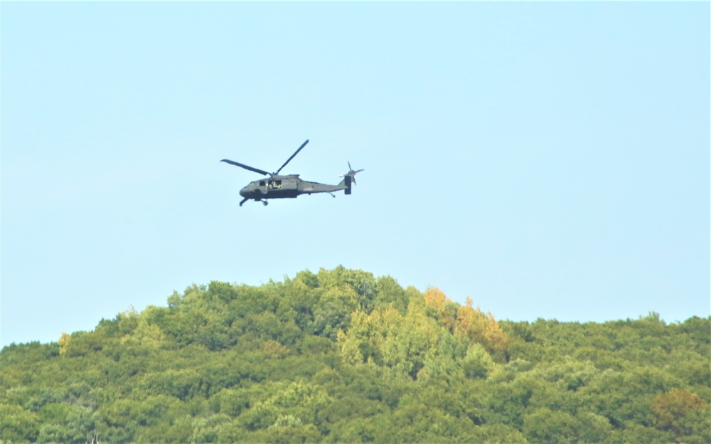 September 2023 UH-60 Black Hawk ops at Fort McCoy