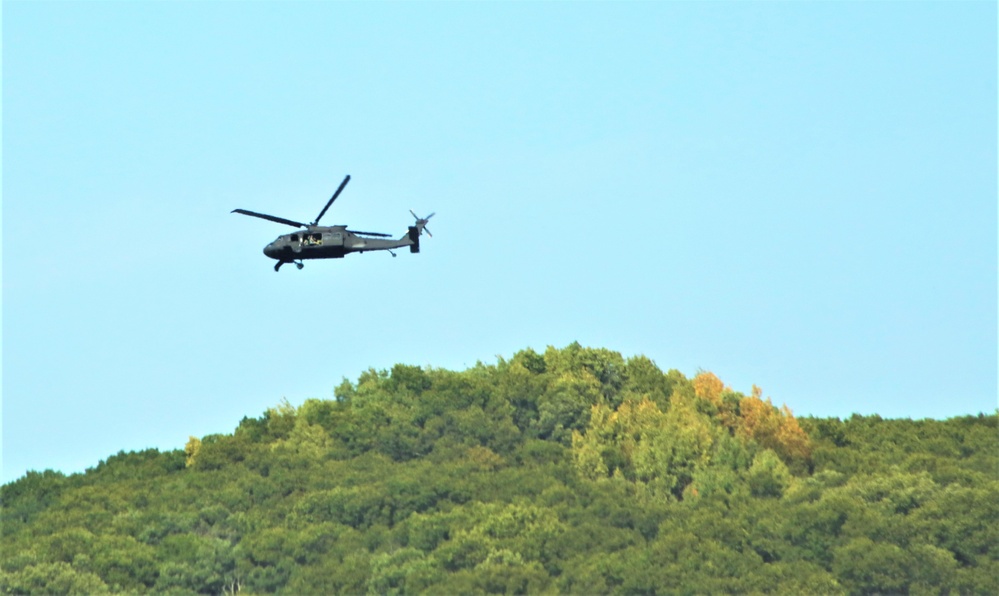 September 2023 UH-60 Black Hawk ops at Fort McCoy