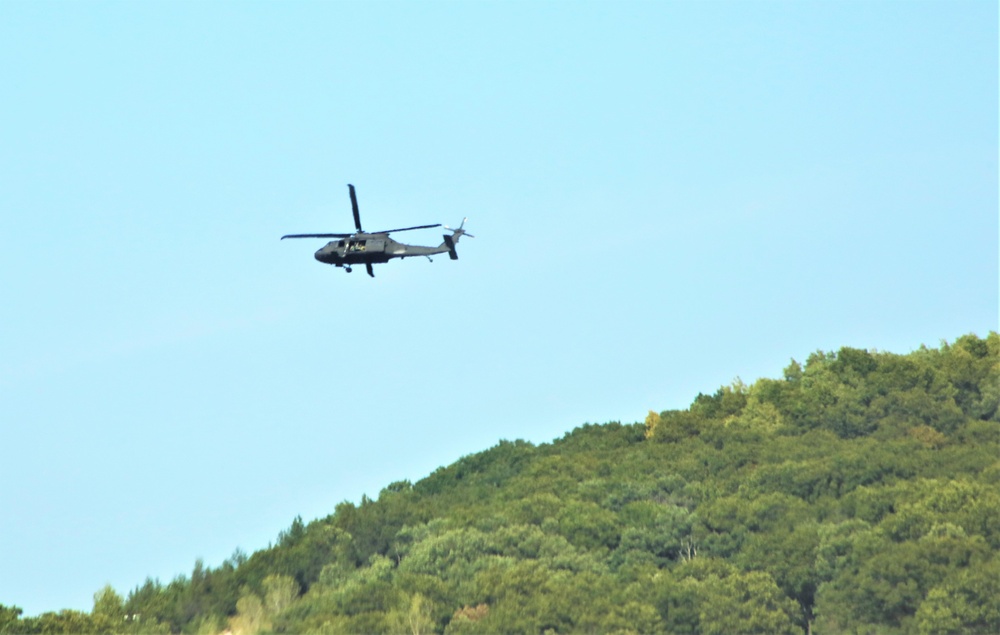 September 2023 UH-60 Black Hawk ops at Fort McCoy