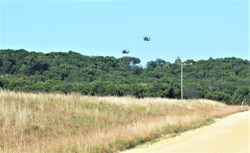 September 2023 UH-60 Black Hawk ops at Fort McCoy