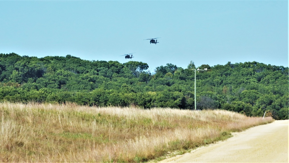 September 2023 UH-60 Black Hawk ops at Fort McCoy