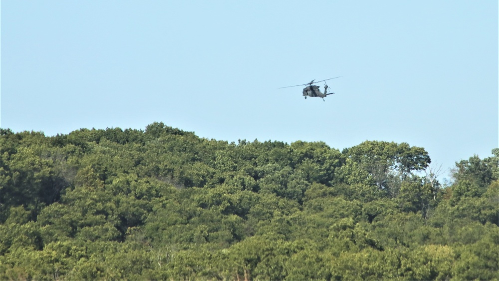 September 2023 UH-60 Black Hawk ops at Fort McCoy