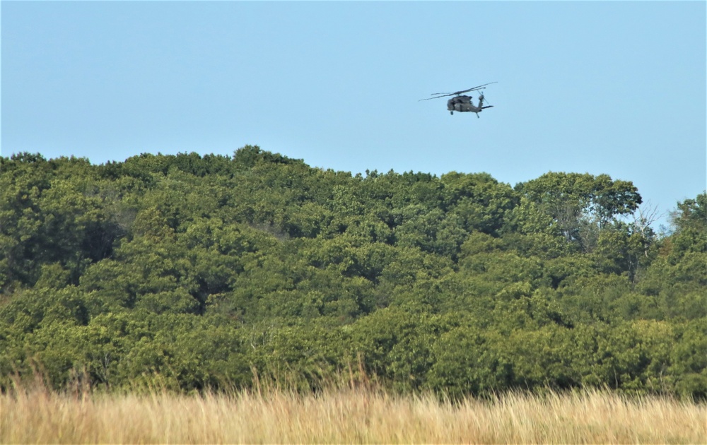 September 2023 UH-60 Black Hawk ops at Fort McCoy