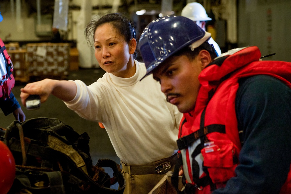 Boxer Conducts Replenishment-At-Sea