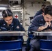 USS McFaul Sailors Take  Navy-Wide Advancement Exam