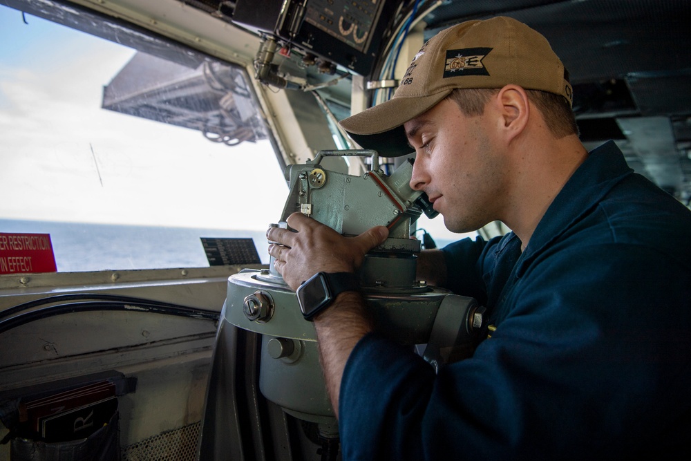 Sailor Stands Watch