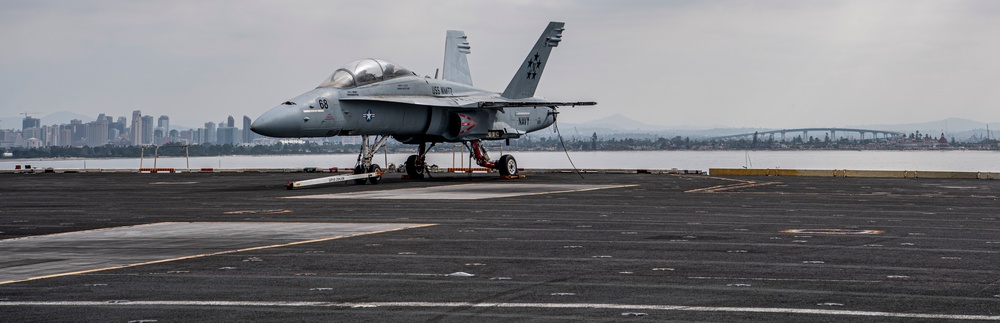 Nimitz Prepares to Pull Into Coronado