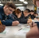 Sailors Take Advancement Exam