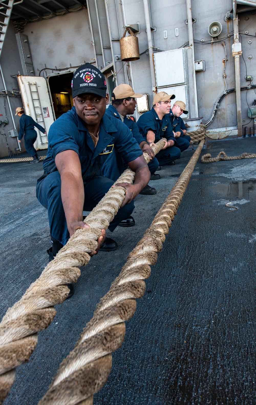 Sailors Line Handling