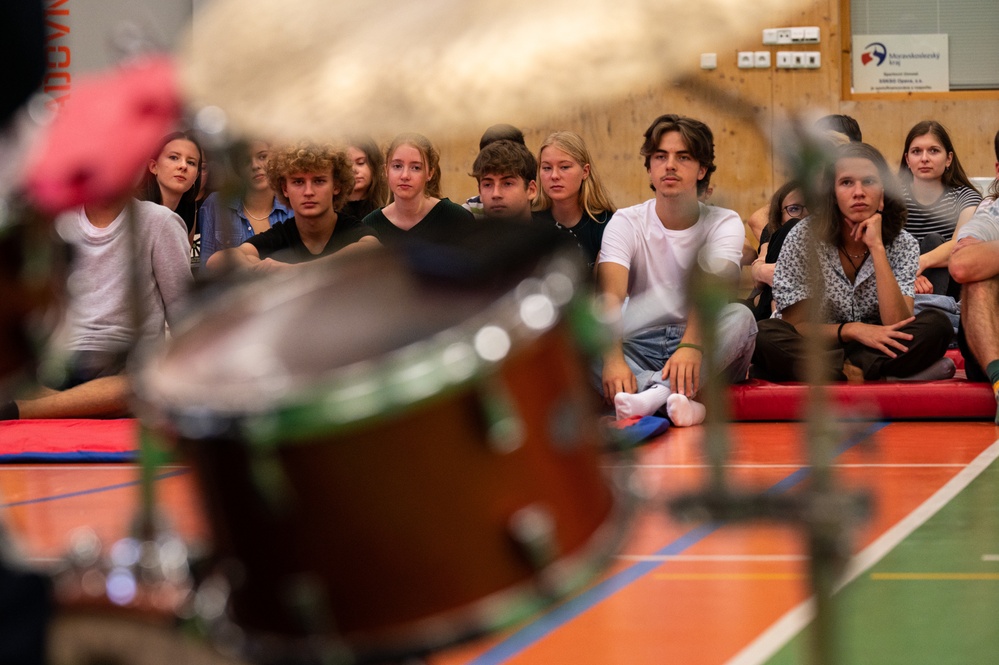 USAFE Band performs for local students in Opava