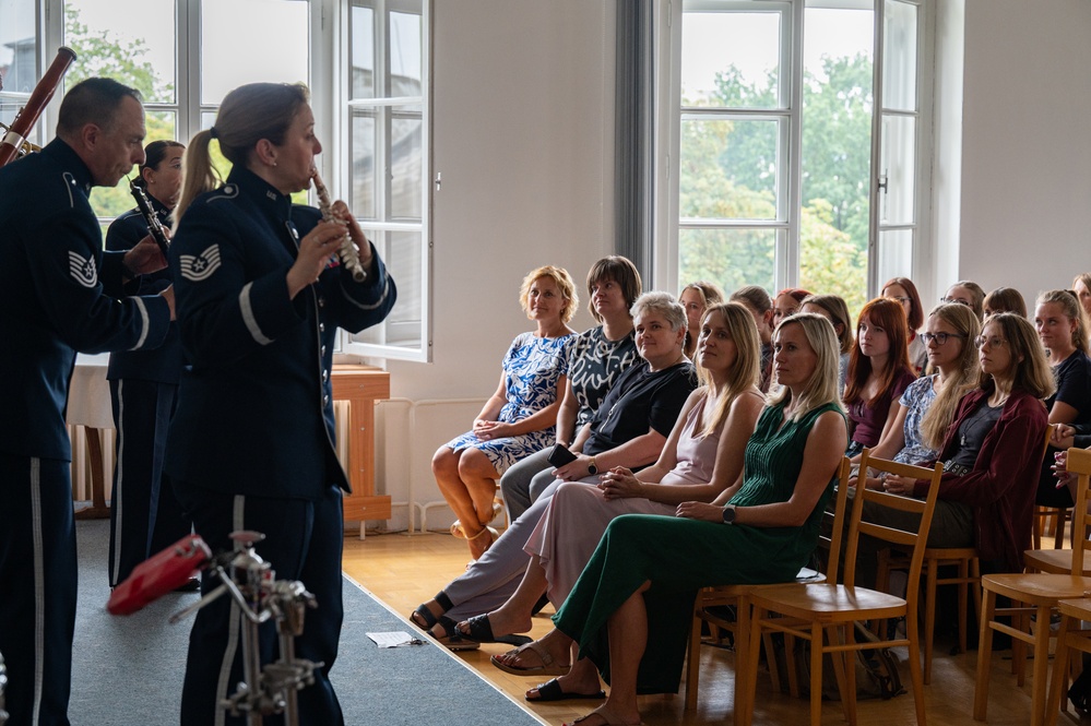 USAFE Band performs for local students in Opava
