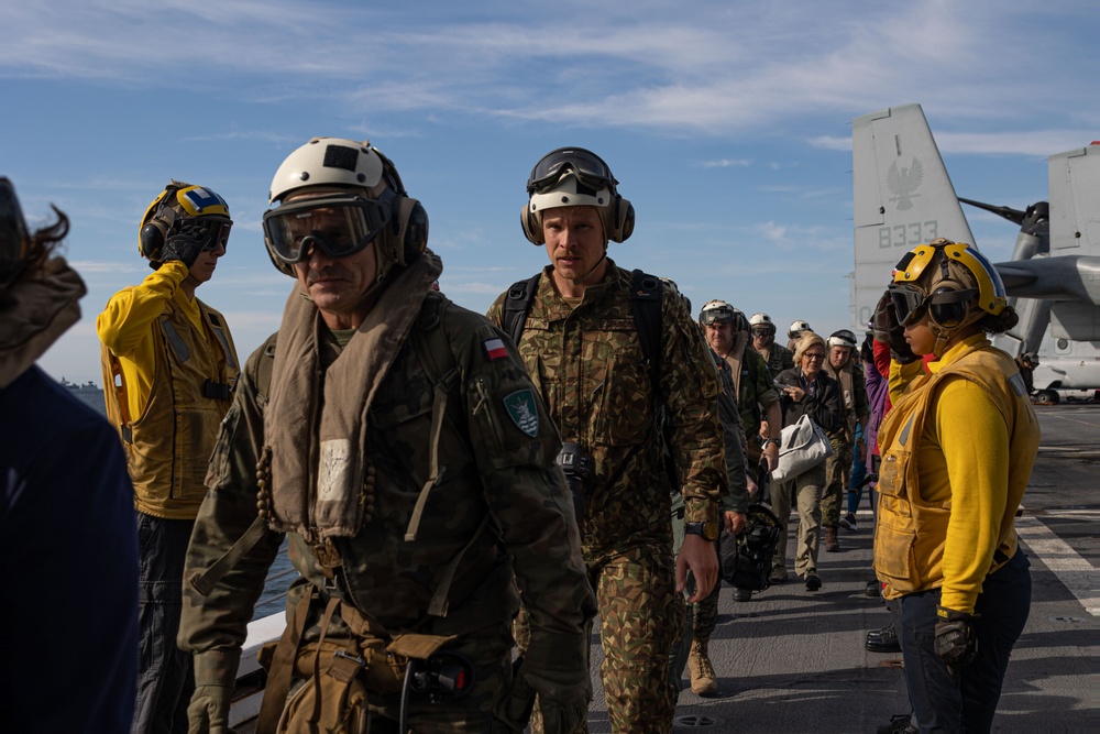 USS Mesa Verde hosts Distinguished Visitor and Media Day for Northern Coast 2023