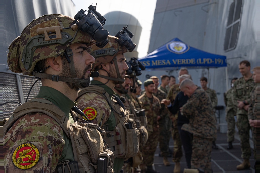 USS Mesa Verde hosts Distinguished Visitor and Media Day for Northern Coast 2023