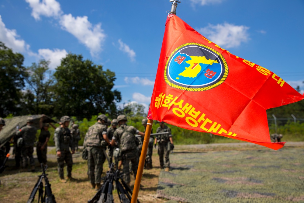 Dig In Your Heels! ROK CBRN Marines Set Up Camp