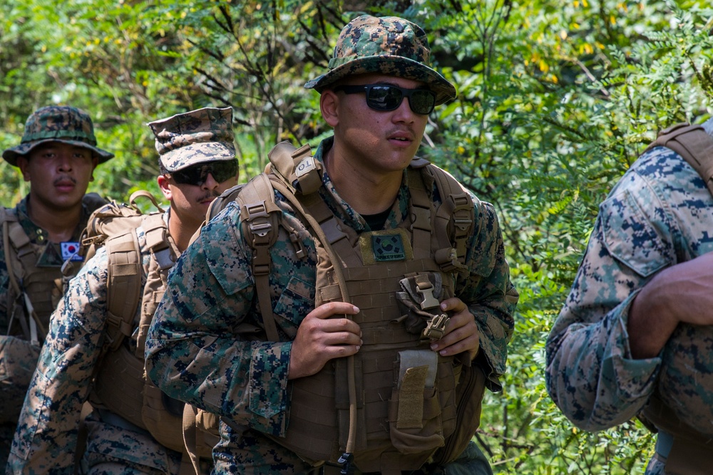 ROK, U.S. CBRN Marines Learn Deconditioning Tactics for Heavy Equipment